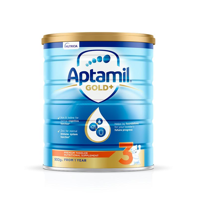 Aptamil Gold+ 3 Toddler Milk Formula From 1+ Year 900g is halal